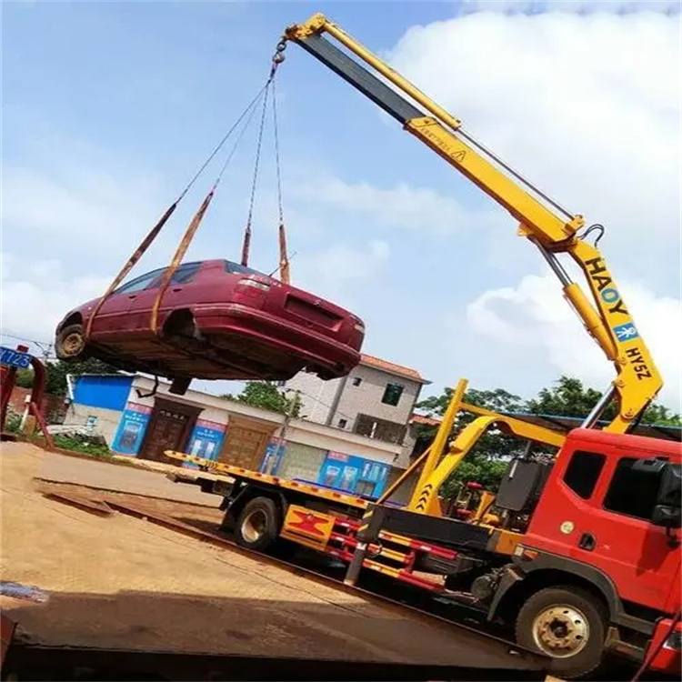 温州吊车吊汽车的正确方法